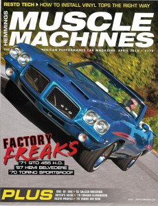 HEMMINGS MUSCLE MACHINES 2018 APR - '93 SALEEN MUSTANG, '71 GTO 455 HO,'67 HEMI